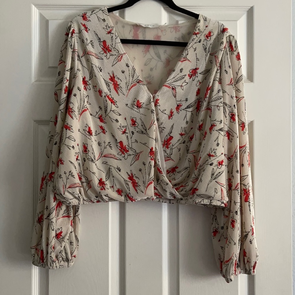 ASTR The Label Floral Blouse